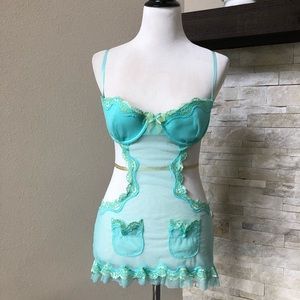 NWOT Victoria’s Secret 36C Sheer French Maid Apron